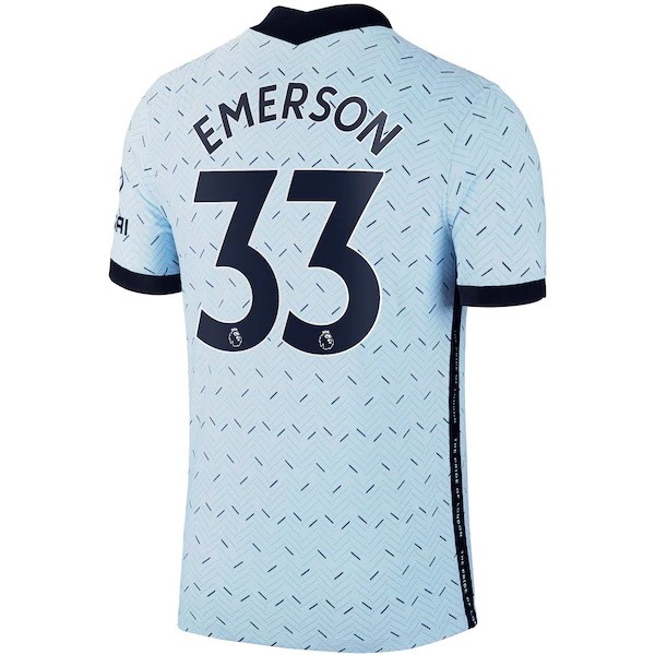 Camiseta Chelsea NO.33 Emerson Replica Segunda Ropa 2020/21 Azul